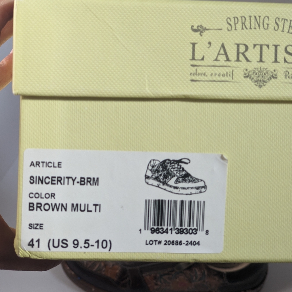 NWOT Spring Step L ' Artiste Leather Sneakers - Picture 12 of 16